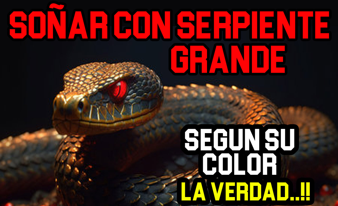 soñar con viboras grandes y sus colores